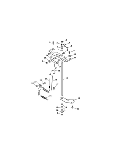 Kohler Cv730-3134 Engine Controls Diagram and Parts List for Z-FORCES60-KH 53AH5FJD050-25HP Cub Cadet Lawn Tractor